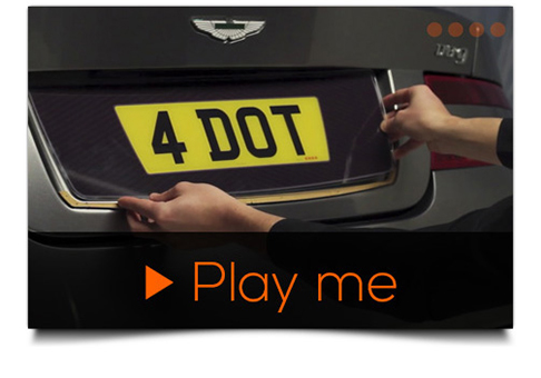 fourdot number plates video guides