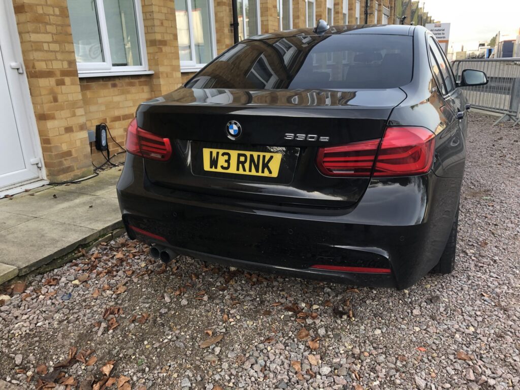 shaped number plate