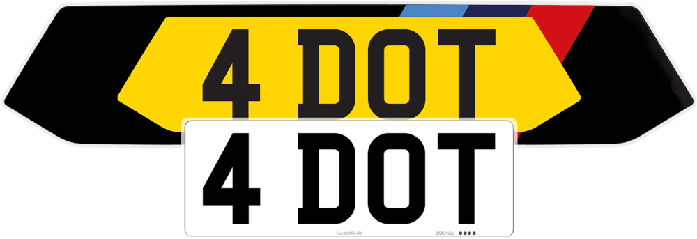 BMW 3 Series G20 Signature & Zero Plate Set With M Sport Design