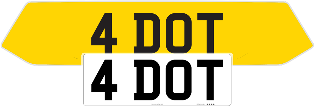 BMW 3 Series G20 Reflective Signature & Zero Plate Set
