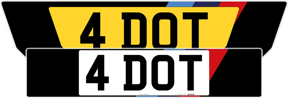 BMW 5 Series G30 Signature & Classic Plate Set With M Sport Design