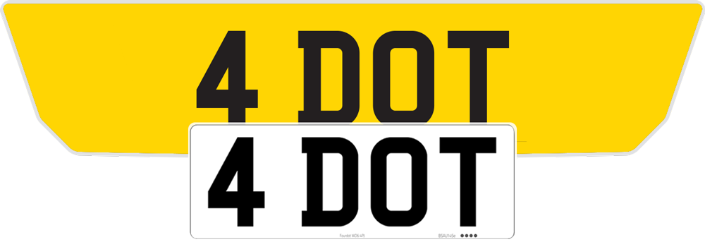 BMW 5 Series G30 Reflective Signature & Zero Plate Set