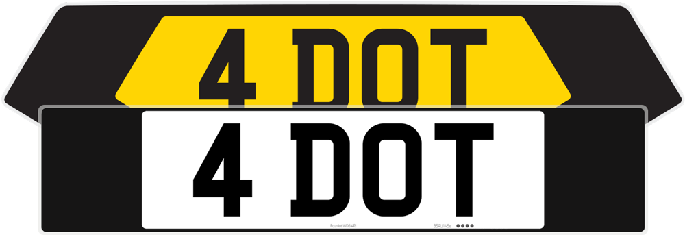 BMW 3 Series G20 Black Signature & Classic Plate Set