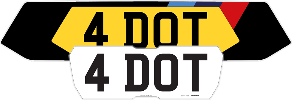 BMW M3 G80 Signature Plate Set With M Sport Design
