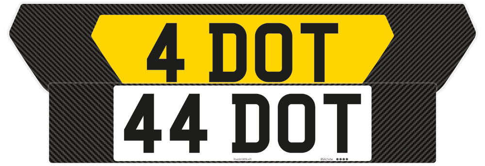 BMW 8 Series G14/G15/G16 Carbon Signature & Classic Plate Set
