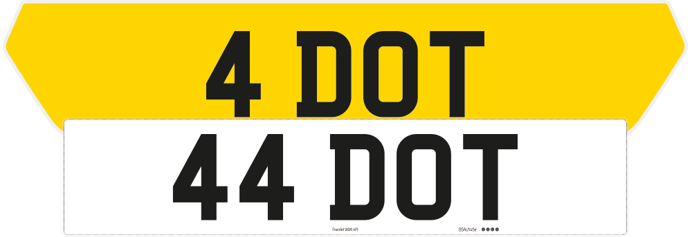 BMW 8 Series G14/G15/G16 Fully Reflective Signature & Classic Plate Set