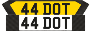 BMW 1 Series Carbon Signature & Classic Plate Set