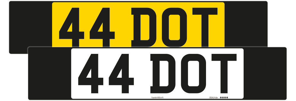 BMW 8 Series G14/G15/G16 Classic Black Plate Set