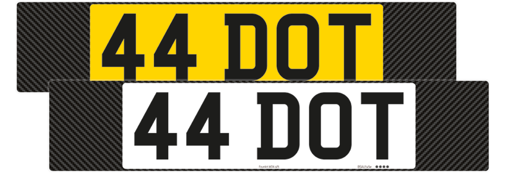 Aston Martin DB11 Carbon Classic Plate Set