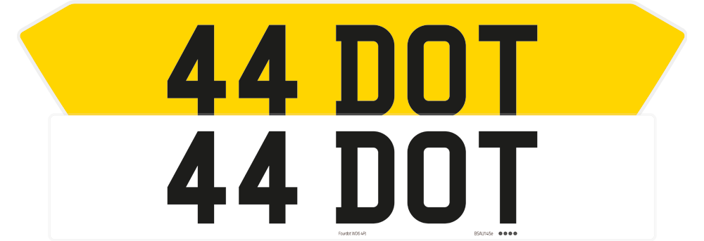 BMW 1 Series Reflective Signature & Classic Plate Set