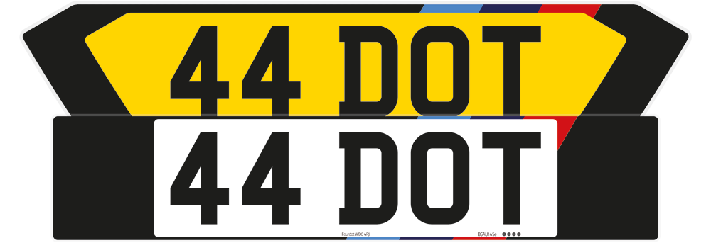 BMW 1 Series Signature & Classic Plate Set With M Sport Design