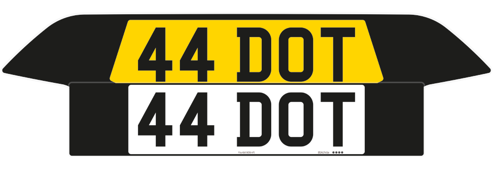 Alpine A110 Black Signature & Classic Plate Set