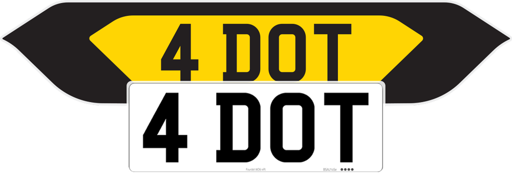 BMW X5 G05/G18 Black Signature & Zero Plate Set