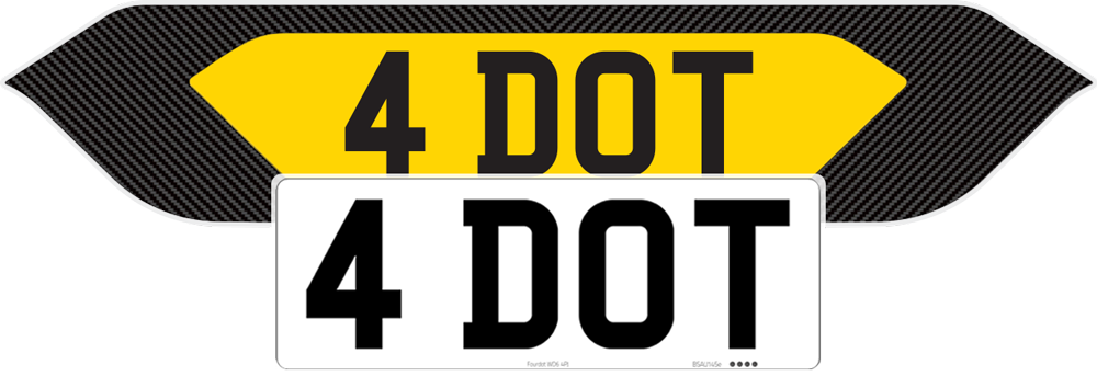 BMW X5 G05/G18 Carbon Signature & Zero Plate Set