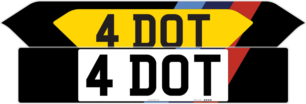 BMW X5 G05/G18 Signature & Classic Plate Set M Sport Design
