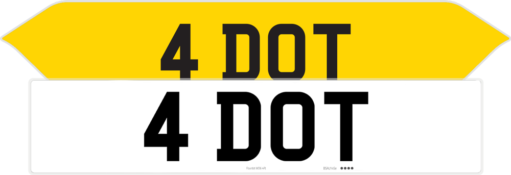 BMW X5 G05/G18 Reflective Signature & Classic Plate Set