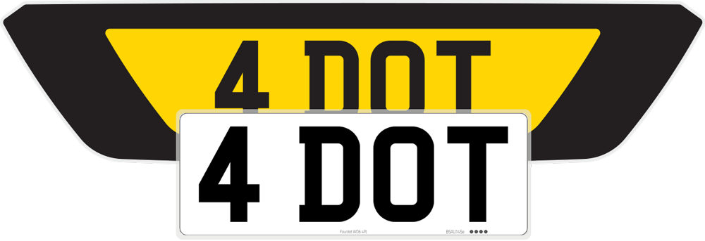 BMW Z4 G29 Black Signature & Zero Plate Set