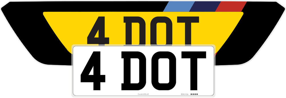 BMW Z4 G29 Signature & Zero Plate Set With M Sport Design