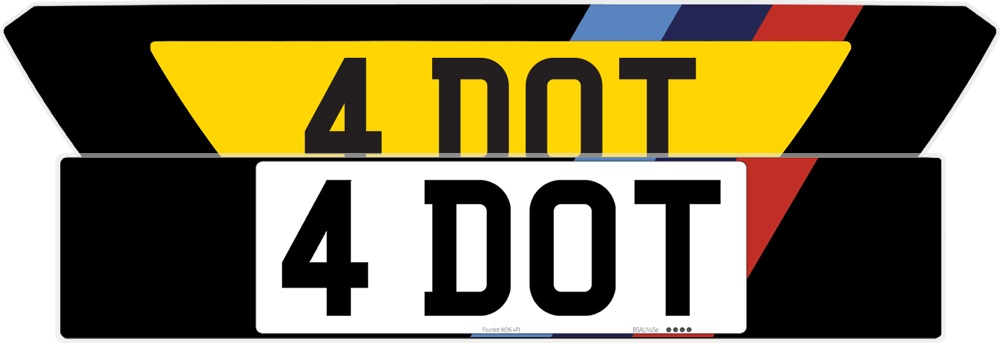 BMW Z4 G29 Signature & Classic Plate Set With M Sport Design