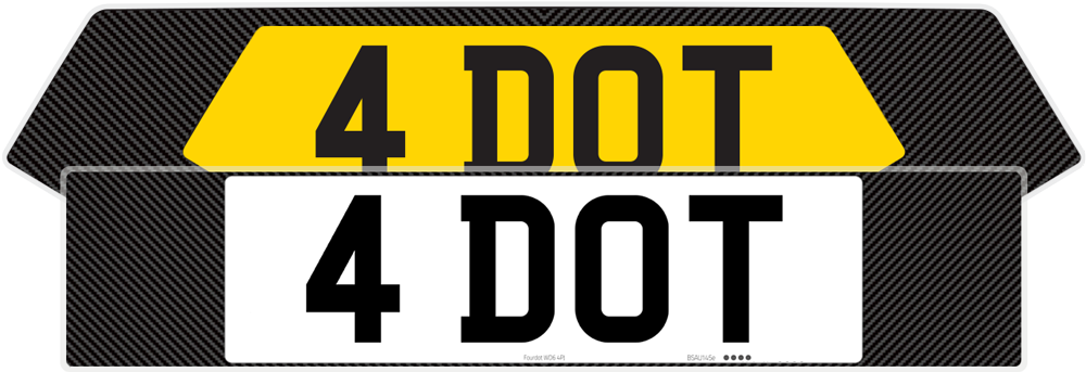 BMW 3 Series G20 Carbon Design Signature & Classic Plate Set