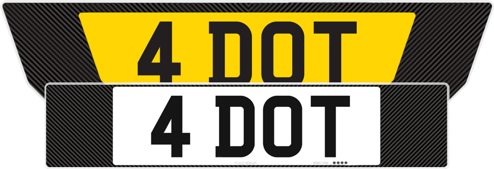 BMW 5 Series G30 Carbon Signature & Classic Plate Set