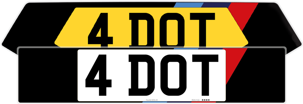 BMW 3 Series G20 Signature & Classic Plate Set With M Sport Design