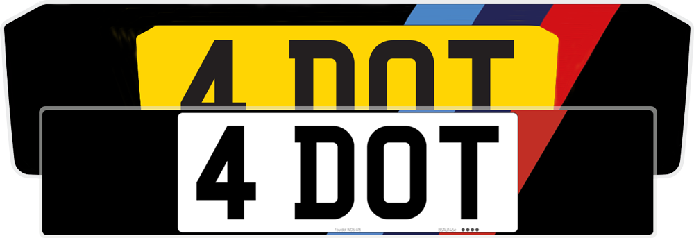 BMW M4 G82 Signature & Classic Plate Set With M Sport Design