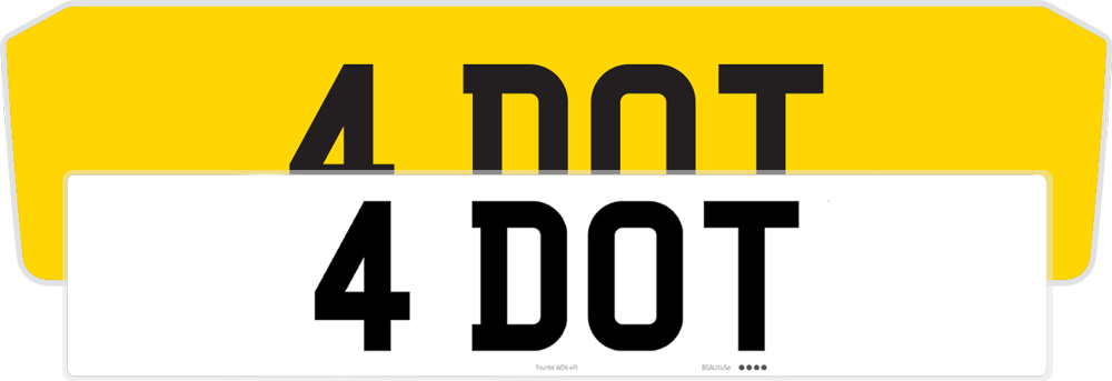 BMW M4 G82 Reflective Signature & Classic Plate Set