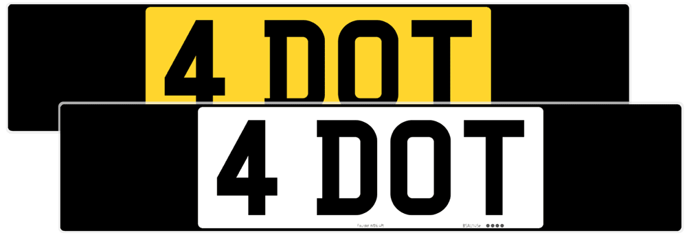 BMW Z4 G29 Black Classic Plate Set