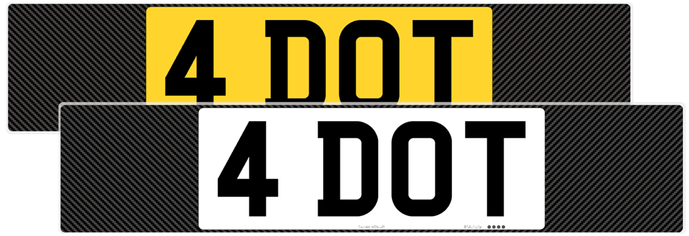 BMW Z4 G29 Carbon Classic Plate Set
