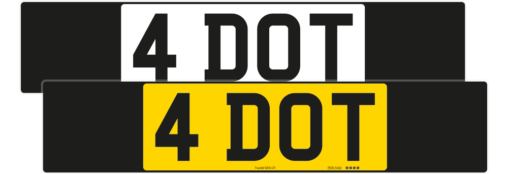 Aston Martin DBX Black Classic Plate Set