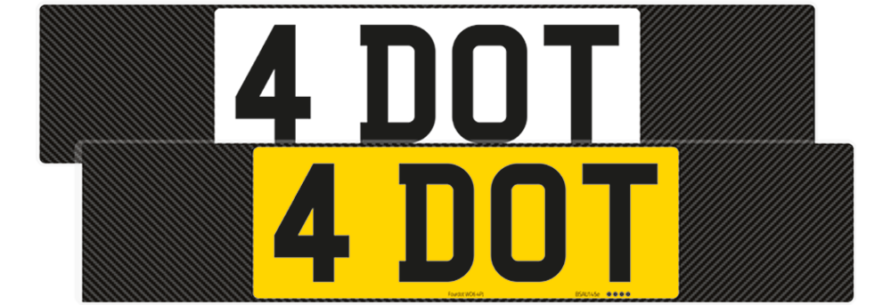 Lamborghini Urus Carbon Classic Plate Set