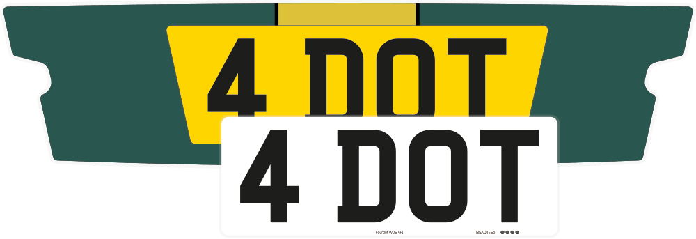 Aston Martin DB11 Striped Aston Livery Signature & Zero Plate Set