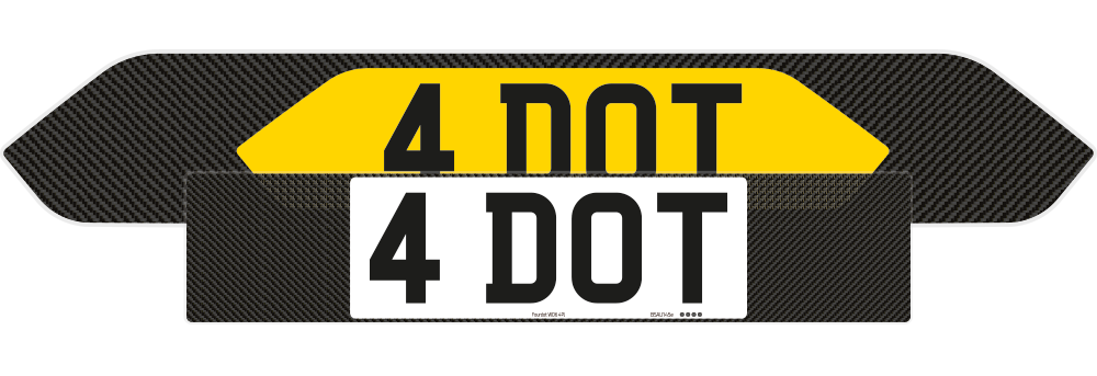 Bentley Bentayga Carbon Signature & Classic Plate Set