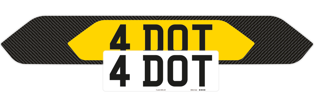Bentley Bentayga Carbon Signature & Zero Plate Set