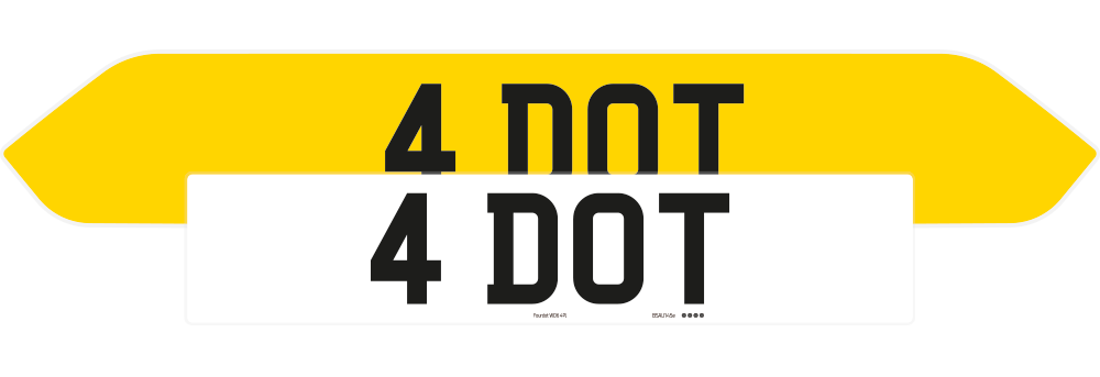 Bentley Bentayga Fully Reflective Signature & Classic Plate Set