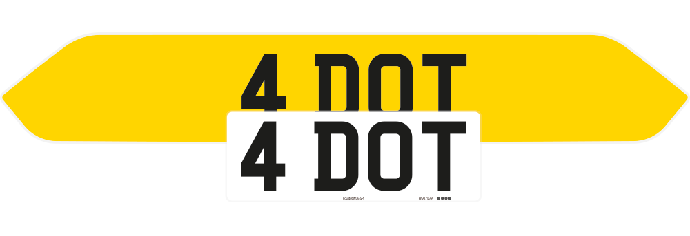 Bentley Bentayga Fully Reflective Signature & Zero Plate Set