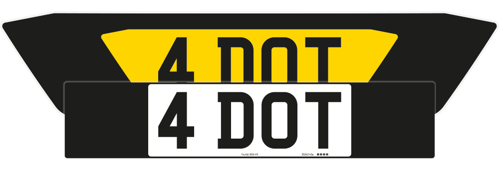 Audi TT Black Signature & Classic Plate Set