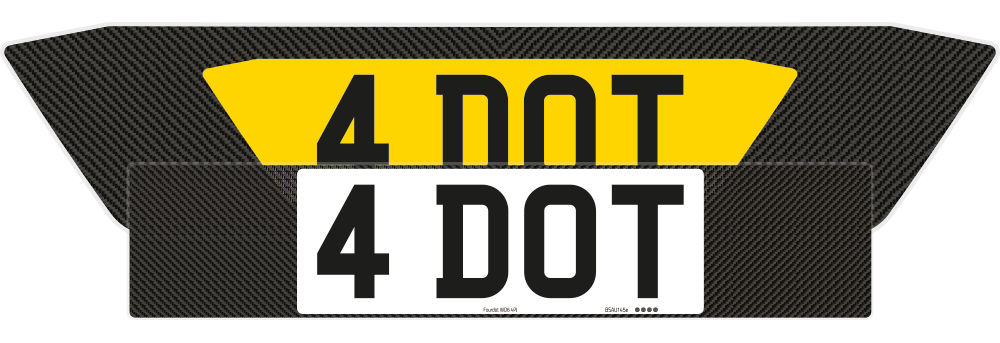 Audi TT Carbon Signature & Classic Plate Set