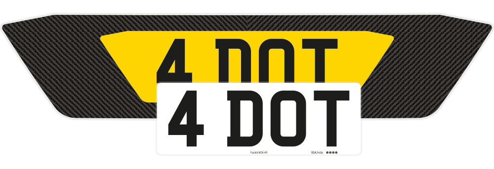 Audi TT Carbon Signature & Zero Plate Set