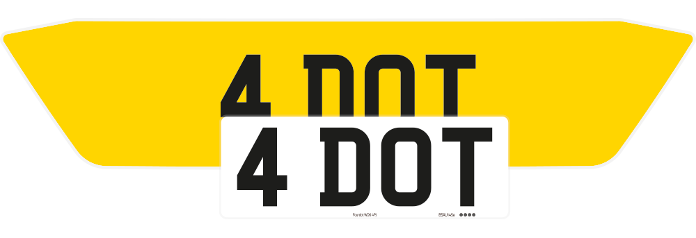 Audi TT Fully Reflective Signature & Zero Plate Set