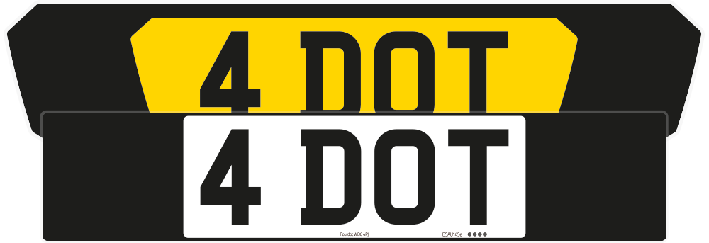 Audi Q5 Black Signature & Classic Plate Set