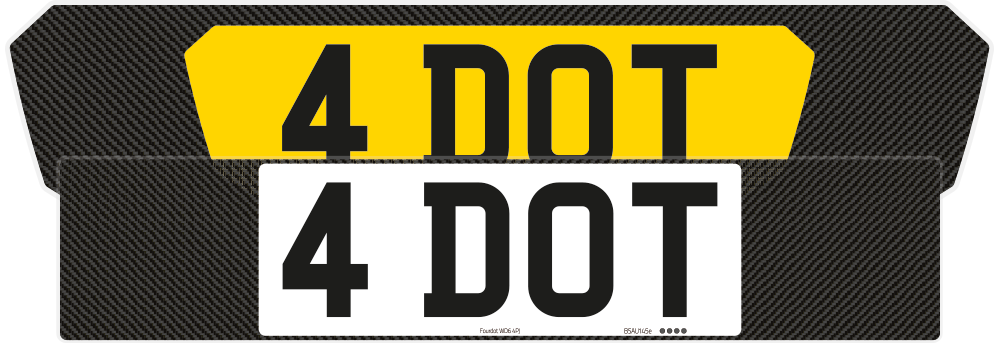 Audi Q5 Carbon Signature & Classic Plate Set