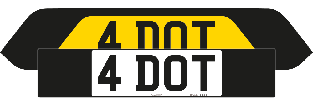 Range Rover Sport (2022 - 2024) Black Signature & Classic Plate Set