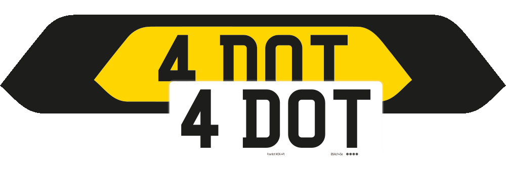 Range Rover Sport (2022 - 2024) Black Signature & Zero Plate Set