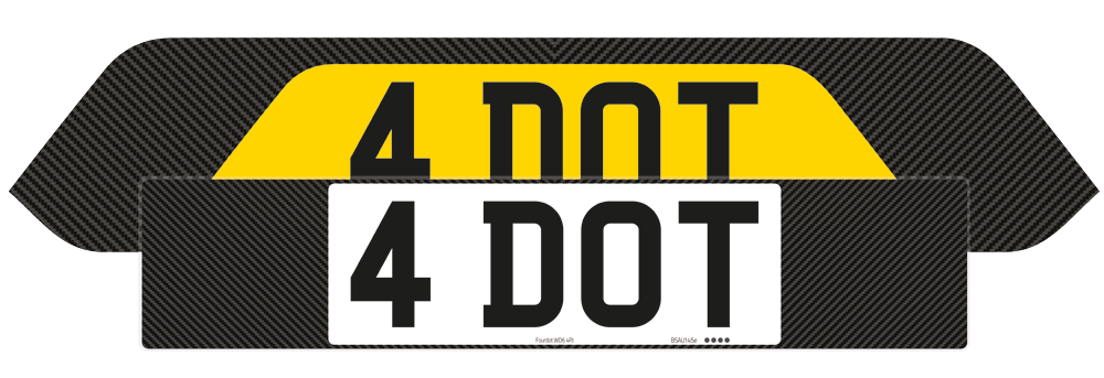 Range Rover Sport Carbon Signature & Classic Plate Set