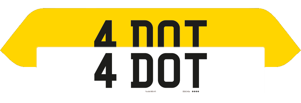 Range Rover Sport Reflective Signature & Classic Plate Set