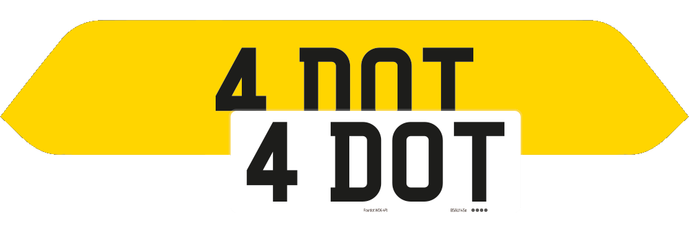 Range Rover Sport Reflective Signature & Zero Plate Set