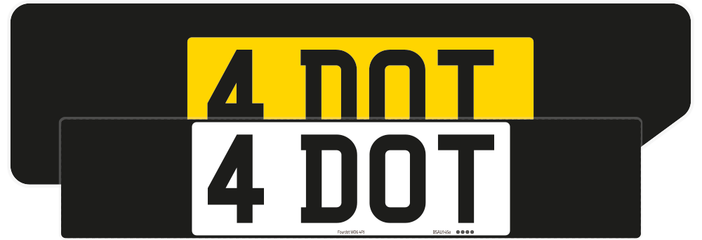 Discovery 5 Black Signature & Classic Plate Set