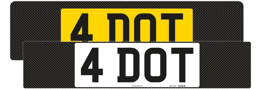 Range Rover Carbon Signature & Classic Plate Set